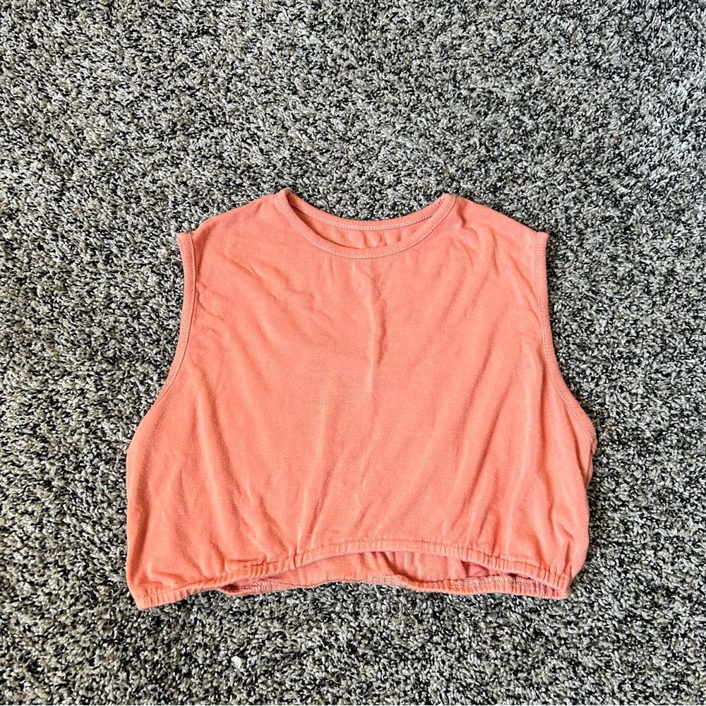 Orange Crop Top